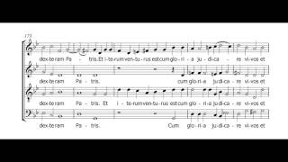 Tomás Luis de Victoria  Missa quotO Magnum Mysteriumquot  Credo Choeur B212 [upl. by Adnirb]