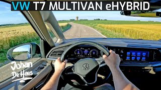 VW T7 Multivan 2022 14 eHybrid 218 hp POV TEST DRIVE [upl. by Hailee]