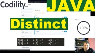 Codility Distinct Java solution [upl. by Jez31]