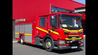 Merseyside Fire and Rescue Service 2023 Search and Rescue Team Scania P280Angloco 4K HD [upl. by Stuppy]