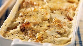 Recette  Gratin bicolore au potimarron [upl. by Etnuhs]