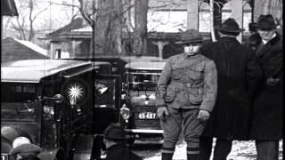 Funeral procession for President Theodore Roosevelt in Oyster Bay New York HD Stock Footage [upl. by Tikna399]