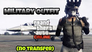 Military Outfit  Gruppe sechs Gürtel Polizei Gürtel Outfit Glitch NO TRANSFER GTA Online 151 [upl. by Otrebor709]