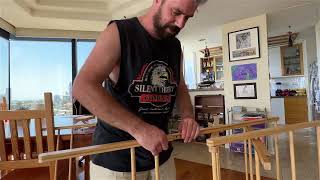 HOW TO ASSEMBLE the WILLIAMS WARE BAMBOO CLOTHES AIRERBEST WOODEN CLOTHES HORSE that WE HAVE USED [upl. by Rice]