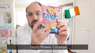 🇮🇪 Tayto Prawn Cocktail Crisps [upl. by Nyladnohr205]