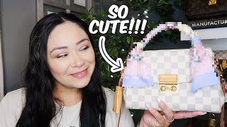 LOUIS VUITTON CROISETTE  SMALL LOUIS VUITTON UNBOXING💜 [upl. by Attecnoc]