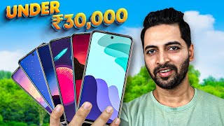 Top 5 Best Smartphones Under ₹30000 Budget⚡June 2023 [upl. by Anaeirb]