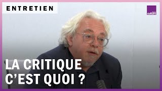 La critique sauveratelle la littérature [upl. by Hulburt]