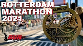 Live meerennen bij de marathon van Rotterdam met Mitchel [upl. by Pennington874]