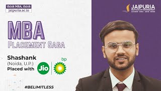 Securing Success MBA Placements at Jio BP Unveiled  Jaipuria Institute of Management [upl. by Corwin]