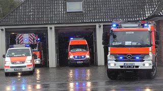 Hamburgs letztes KLF Löschzug  GW Feuer und Rettungswache Hamburg Alsterdorf [upl. by Valentijn232]