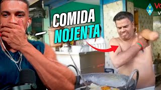 HUDSON AMORIM REAGINDO As Comidas de Rua mais Nojentas da India Você comeria isso [upl. by Oad413]