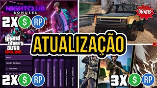 GTA Online Atualização 15082024 BOATE COM 2X DINHEIRO  2X RP CARRO GRÁTIS GTA 5 Event Week [upl. by Eduardo]