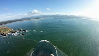 2024 02 11 Llanddwyn  aerial surfing [upl. by Nwahsyd]