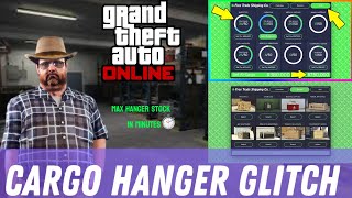 GTAVMAX CARGO HANGER STOCK GLITCH [upl. by Haek]