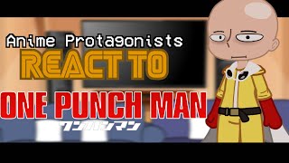 Anime Protagonists React To Each Other  Part 3  One Punch Man  Saitama VS Garou [upl. by Attenoj]