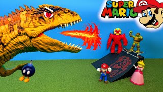 Ultimate Mario Battle Showdown  Dino BOSS ATTACKS FULL VIDEO [upl. by Havens]