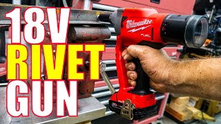 FIRST EVER Milwaukee 2660 M18 FUEL Rivet Gun Review 4500 Pull Force [upl. by Foster]