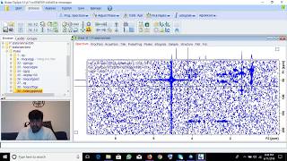 2D Hetero nuclear NMR data processing HSQC and HMBC [upl. by Adelpho]