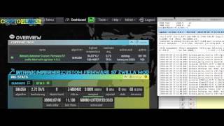 Cgminer Version 492 on Zwilla Mod [upl. by Rooke]