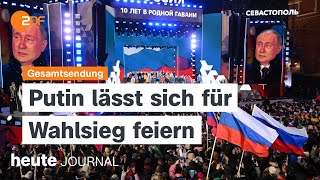 heute journal v 18324 Siegesfeier für Putin quotNeue Grundsicherungquot der CDU Organspende english [upl. by Comethuauc]