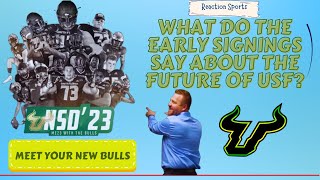 USFs Early Football Signing  Meet Your New Bulls [upl. by Akcirderf]