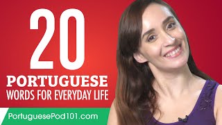 20 Portuguese Words for Everyday Life  Basic Vocabulary 1 [upl. by Seema631]