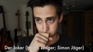 BONUSVIDEO Heath Ledgers Joker Simon Jäger [upl. by Annaitat]