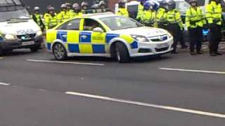 EDL attacking Big Johns in Leicester 091010 [upl. by Adall]