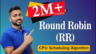 L27 Round RobinRR CPU Scheduling Algorithm with Example [upl. by Wappes]