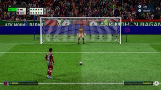 EA FC24  ATK Mohun Bagan Vs Odisha Fc Penalty Shootout  ISL Indian Super League [upl. by Natsirk]