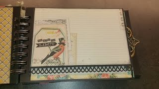 Spread your wings amp fly scrapbook mini album tutorial deelpart 1 [upl. by Heyes85]