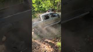 Nissan Frontier supercharged goin through ditch [upl. by Ehsom611]