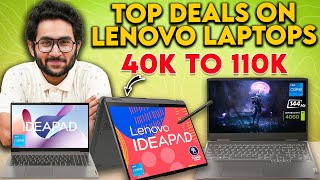 Best Deals On Lenovo Laptops From ₹40000  ₹110000 To Buy During This Sale [upl. by Ardnad]