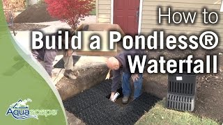 Aquascapes quotNEWquot How To Build a Pondless® Waterfall [upl. by Pauletta]