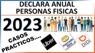 DECLARACION ANUAL PERSONAS FISICAS [upl. by Ahsien]