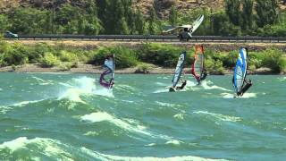 EpicSesh 2012 Gorge Windsurfing with the Xensr Case [upl. by Gnap]