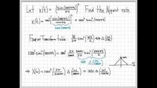 Nyquist Sampling Problem 06 [upl. by Lemcke]