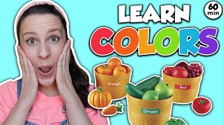 Learn Colors Fruits and Vegetables with Ms Rachel  Toddler Learning Video  Speech  Educational [upl. by Timmons354]