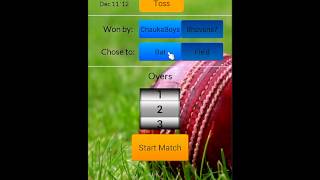 chauka cricket scorer [upl. by Ri]