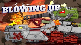 The Blowing up the Wall  Cartoons about tanks [upl. by Aysan668]