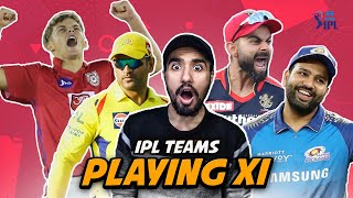 IPL AUCTION FINAL PLAYING XI OF ALL 10 TEAMS 🔥 [upl. by Adiuqal900]