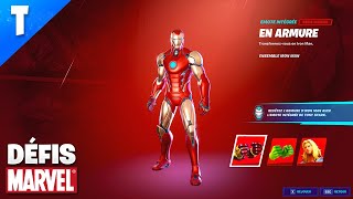 RÉCOMPENSE GRATUITE de TONY STARK  TENUE quotIRON MANquot  défis de léveil saison 4 Fortnite [upl. by Ikcin]