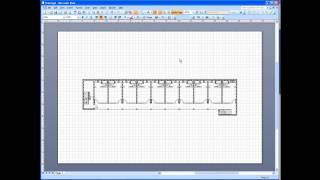 Visio 20032007 Electrical Systems Drawing Part 1  Import Background [upl. by Akinod]