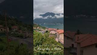 Rainy day in Nesso Italy Lago di Como como italy italiano [upl. by Osanna]