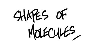 AQA ALevel Chemistry  Shapes of Molecules [upl. by Eulalia380]