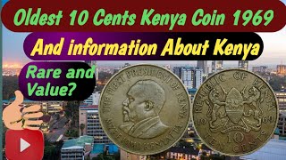 Old Kenya 10 Cents 1969  Value Kenya 10 Cents  Price Kenya Coin [upl. by Crist862]