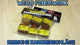 Weco Feuerwerk  Kubischer Kanonenschlag  Silvester 20162017 1080P FullHD [upl. by Past]