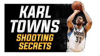 KarlAnthony Towns NBA Shooting Secrets [upl. by Ecinnahs]