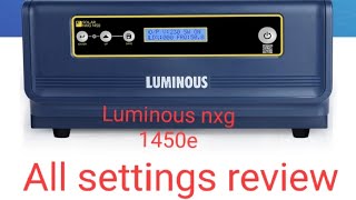 Luminous nxg 1450e solar inverter [upl. by Aleris]